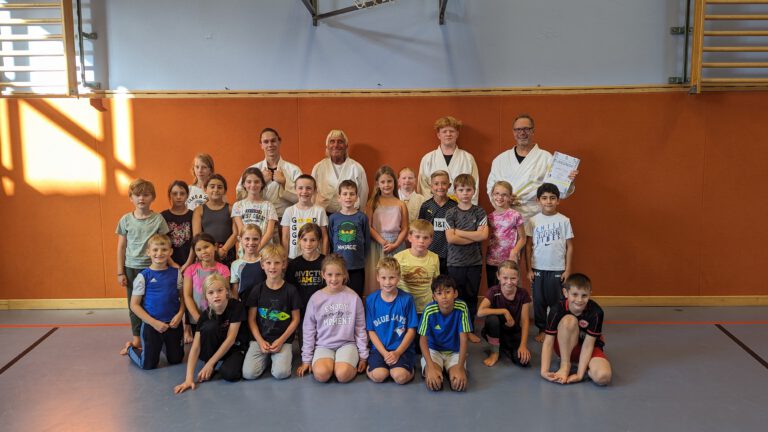 Kinder lernen Judo